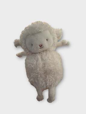 Bunnies By The Bay Wee Kiddo White Lamb 7" Stuffed Animal